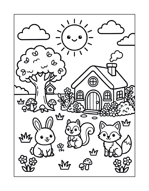 Cozy coloring pages — Cozy Little Moments