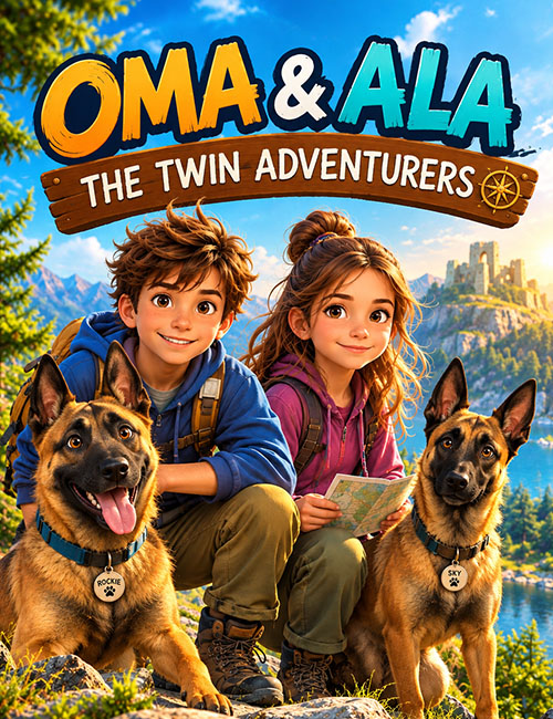 OMA & ALA — The Twin Adventurers upcoming book cover