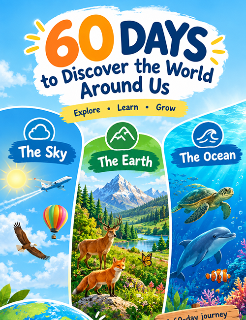60 Days to Discover the World Around Us — upcoming book cover